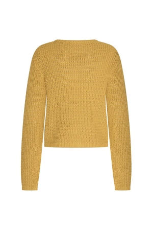 Expresso Short cardigan in a fancy stitch EX601 Sunflower