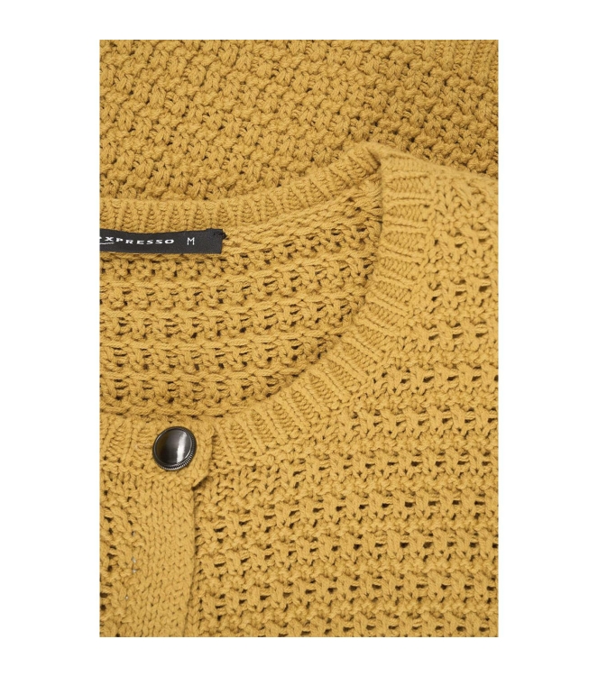 Expresso Short cardigan in a fancy stitch EX601 Sunflower