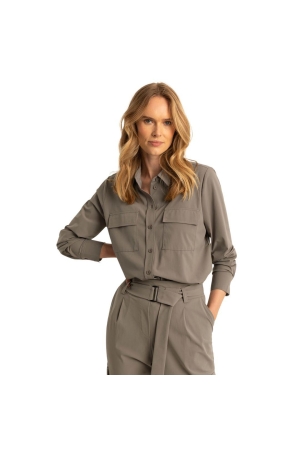Expresso Travel blouse EX218 Dark ash