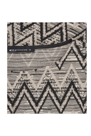 Expresso Top missoni print wide sleeves EX900 Black