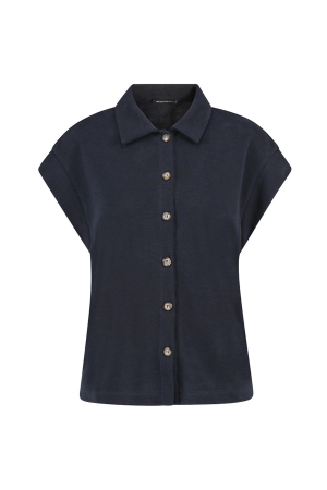 Expresso Top fake cupro pique EX900 Black