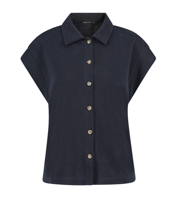 Expresso Top fake cupro pique EX900 Black