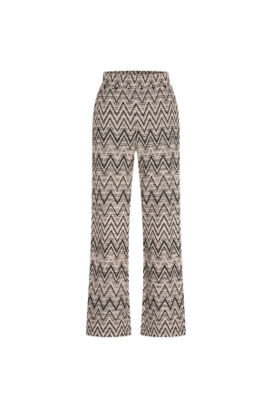 Expresso Pants missoni print wide leg EX900 Black