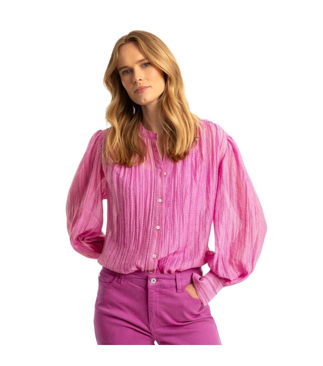 Expresso Round neck structure fabric long sl EX740 punch