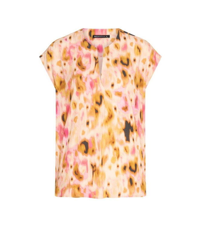 Expresso Blouse allover printed multicolor EX601 Sunflower