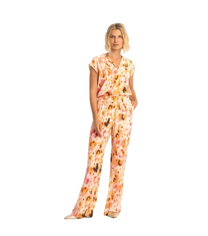 Expresso Blouse allover printed multicolor EX601 Sunflower