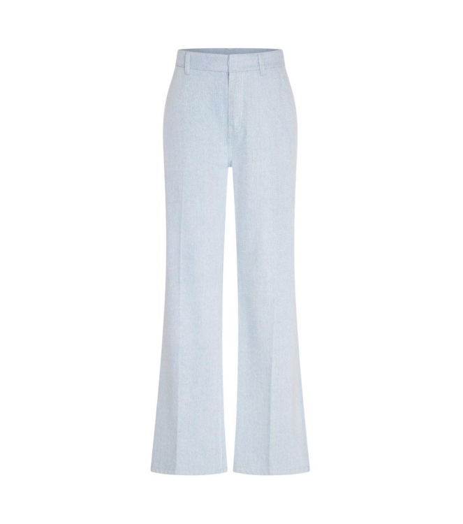 Expresso Wide leg denim trousers EX352 Light blue denim