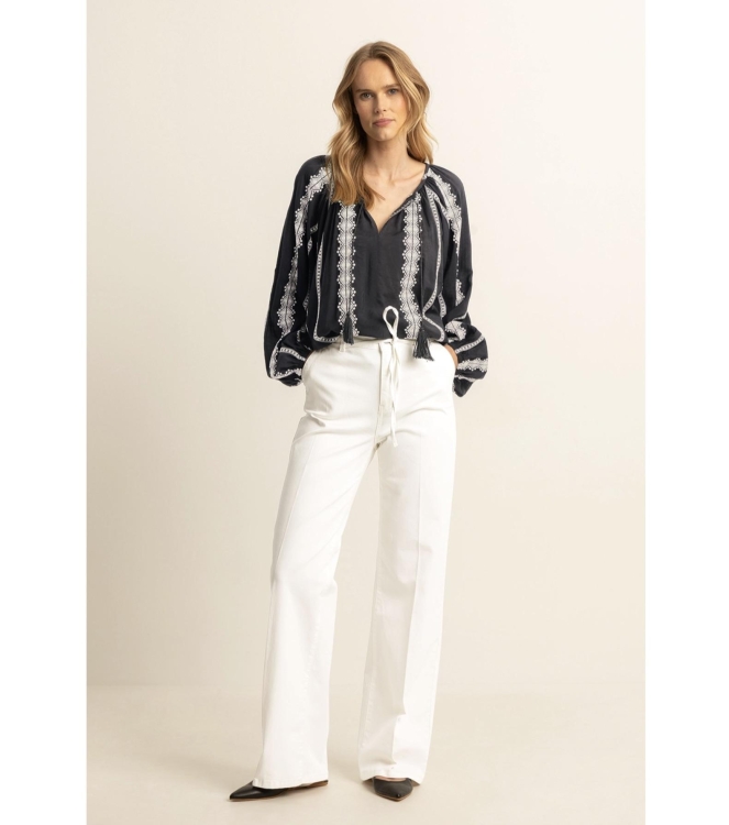 Expresso Pant wide EX321 White