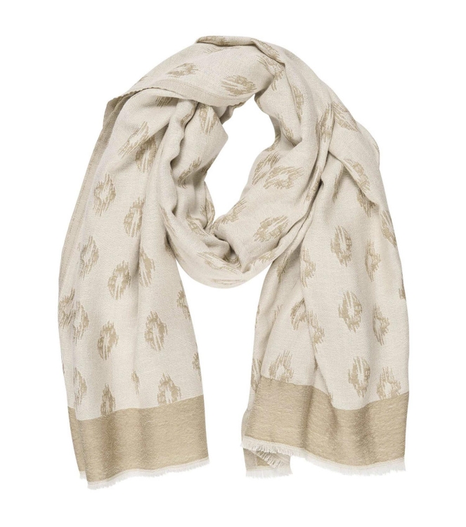 Expresso Solid light woven scarf EX212 Dark oyster
