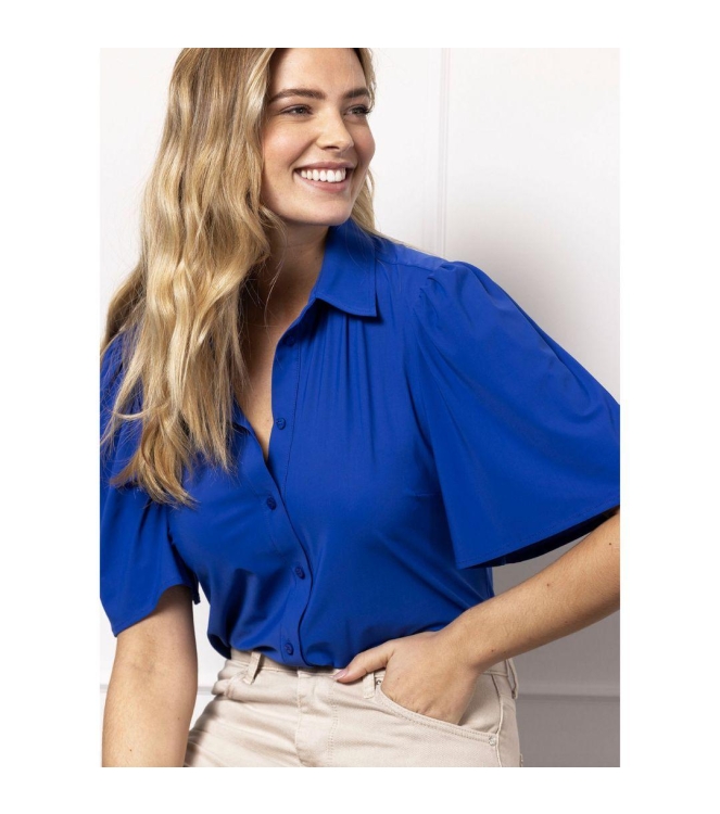 Studio Anneloes Poppy butterfly blouse 6800 royal blue