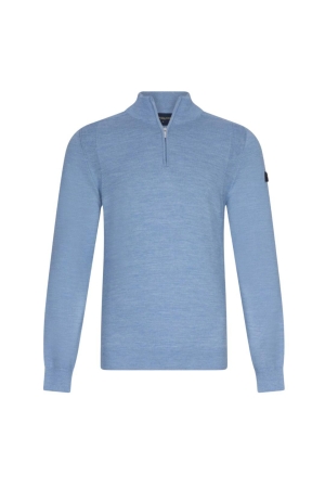 Cavallaro Palio Half Zip Pullover 601000 Light blue