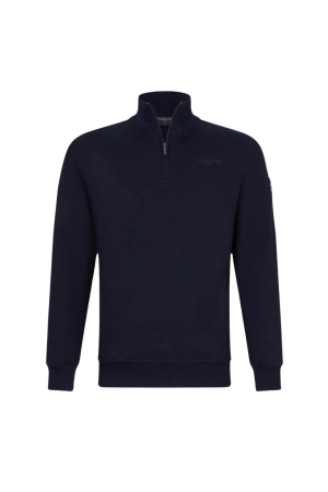 Cavallaro Bellunio Half Zip Sweat 699000 Dark blue