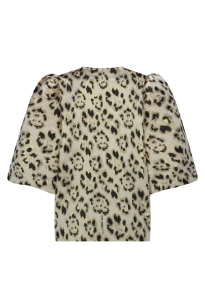 NUKUS Delilah Blouse Panter 4 gold