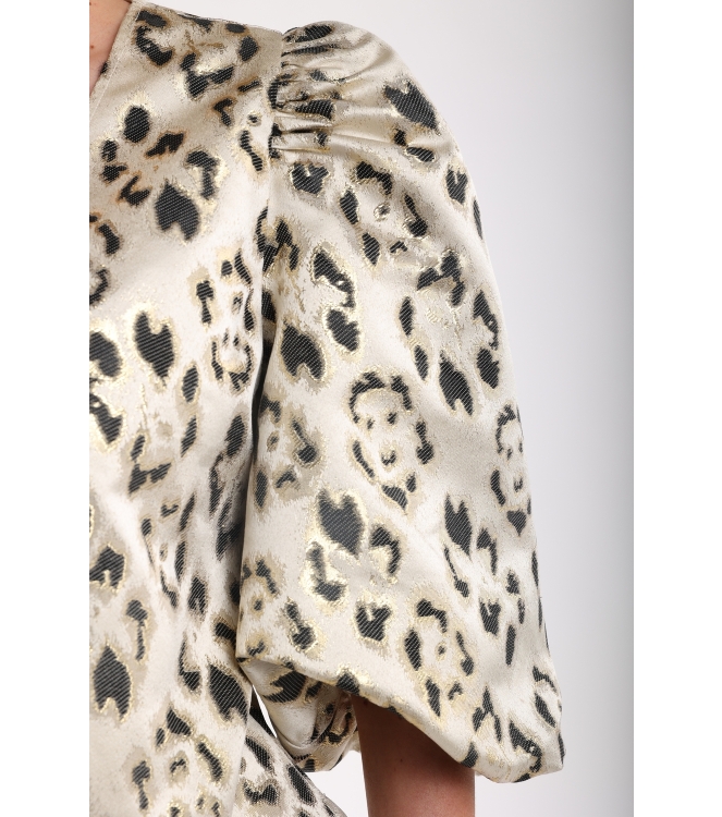 NUKUS Delilah Blouse Panter 4 gold