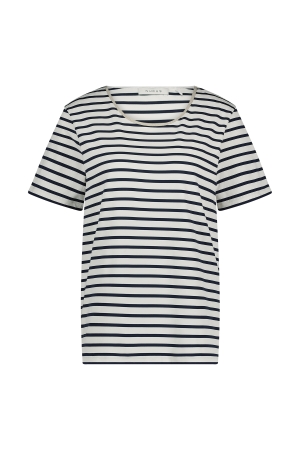 NUKUS Tirza Top Stripe 219 offwhite/navy