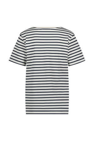 NUKUS Tirza Top Stripe 219 offwhite/navy