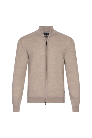Cavallaro Saronno Full Zip Cardigan 718000 Light camel
