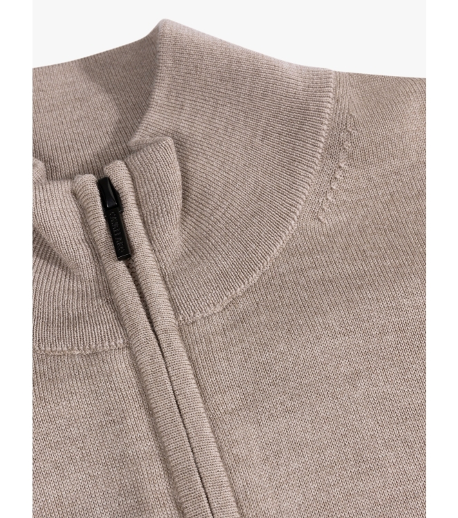 Cavallaro Saronno Full Zip Cardigan 718000 Light camel