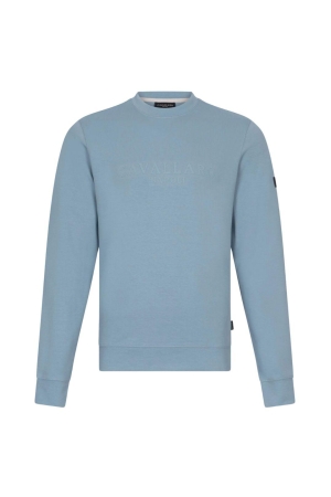 Cavallaro Celio R Neck Sweat 670000 Grey blue