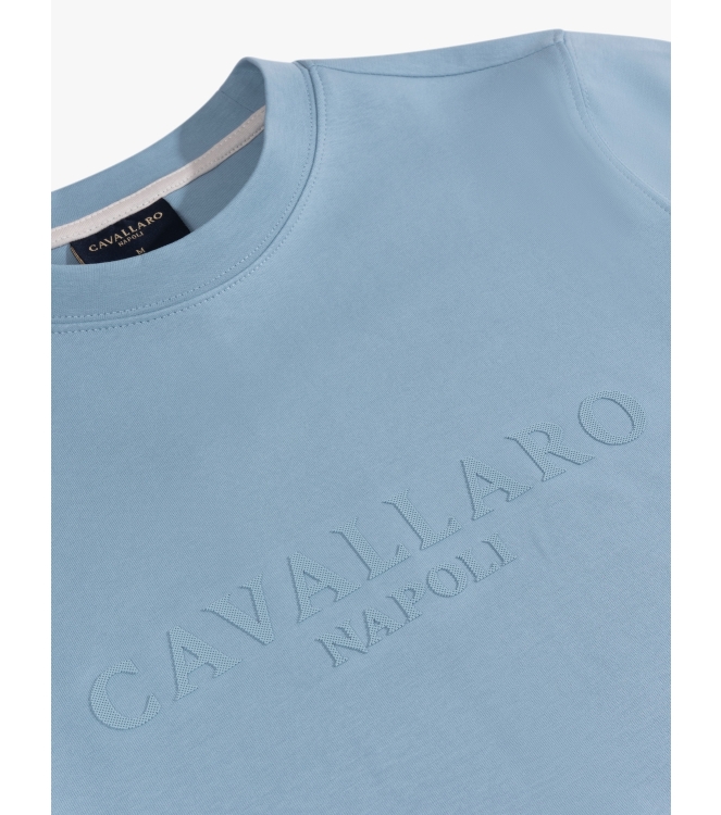 Cavallaro Celio R Neck Sweat 670000 Grey blue