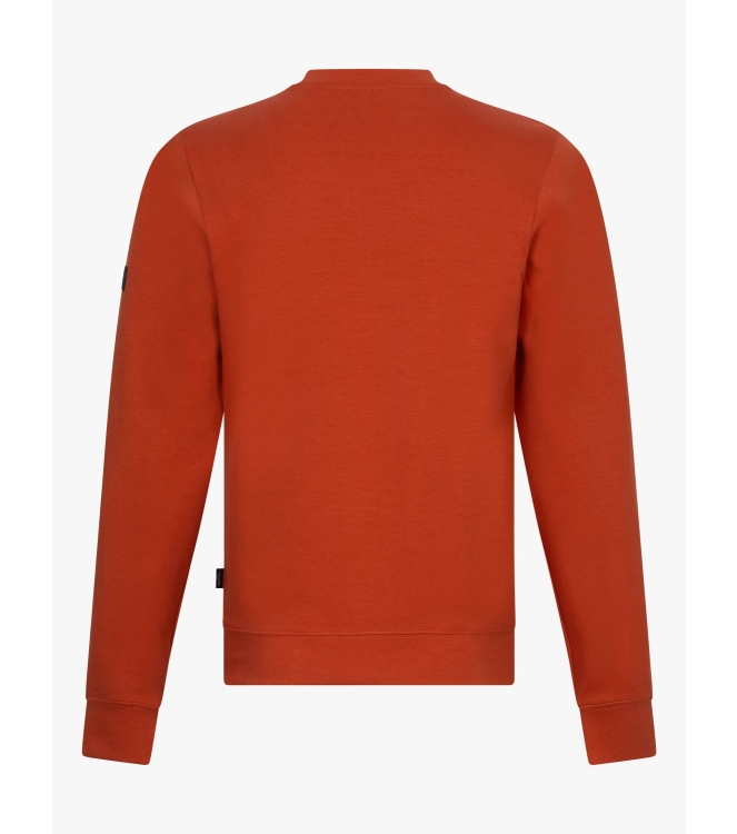 Cavallaro Celio R Neck Sweat 750000 Burnt orange
