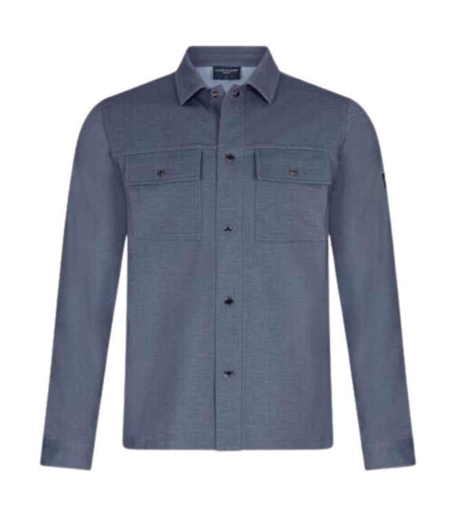 Cavallaro Zedenio Overshirt 699006 Dark blue melange