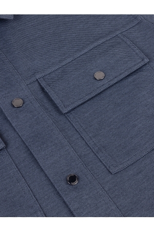 Cavallaro Zedenio Overshirt 699006 Dark blue melange