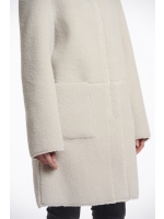 Rino en Pelle Reversible hooded coat 9030 birch