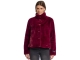 Rino en Pelle Single breasted fake fur jacket 10881 sugar plum