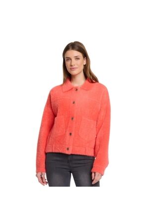 Rino en Pelle Boxy jacket 10889 bright coral