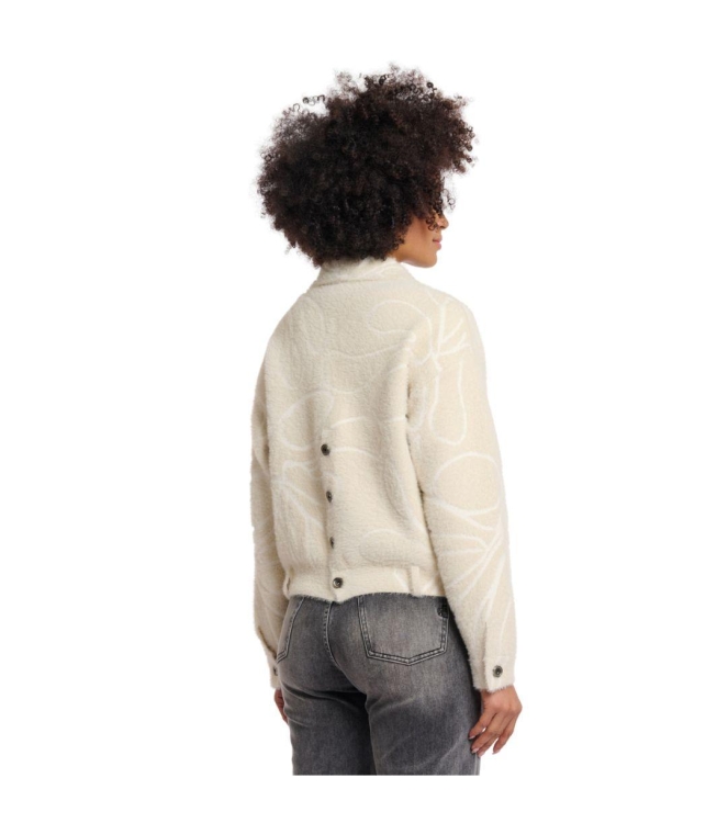 Rino en Pelle Boxy jacket 10964 flower doodle