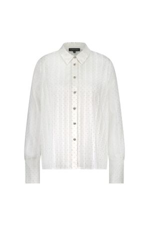 Tramontana Rhinestone Blouse 001100 Off white