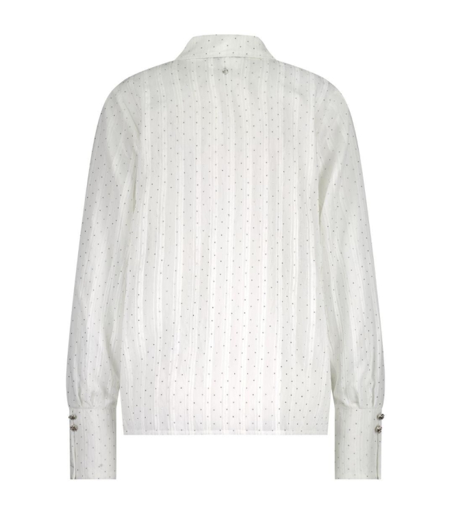 Tramontana Rhinestone Blouse 001100 Off white