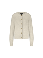 Tramontana Sequin Cardigan 006801 Stone melange
