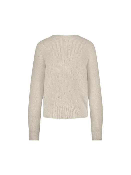 Tramontana Sequin Cardigan 006801 Stone melange