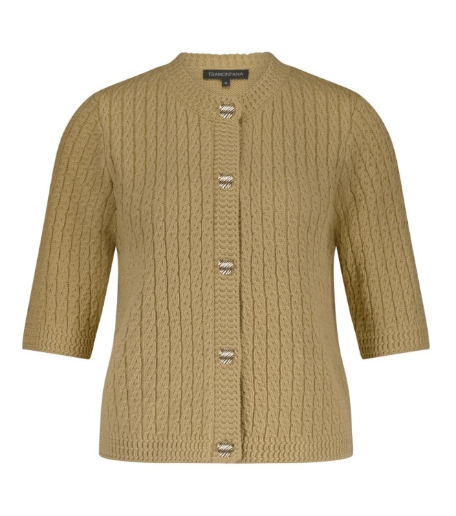 Tramontana Cable Stitch Cardigan 002800 Camel