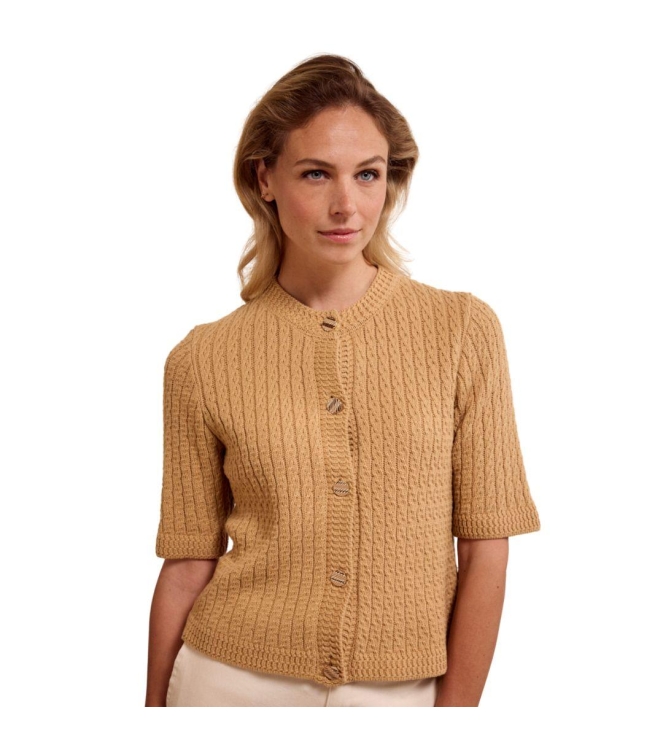 Tramontana Cable Stitch Cardigan 002800 Camel