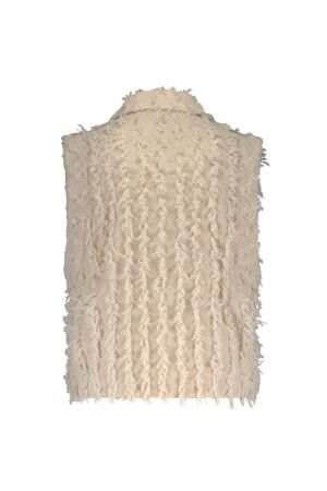 Tramontana Fancy Frilled Vest 006801 Stone melange