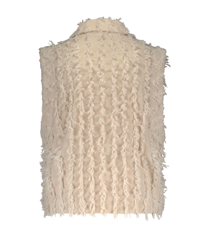 Tramontana Fancy Frilled Vest 006801 Stone melange
