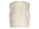 Tramontana Faux Fur Feather Vest 1100 Off white