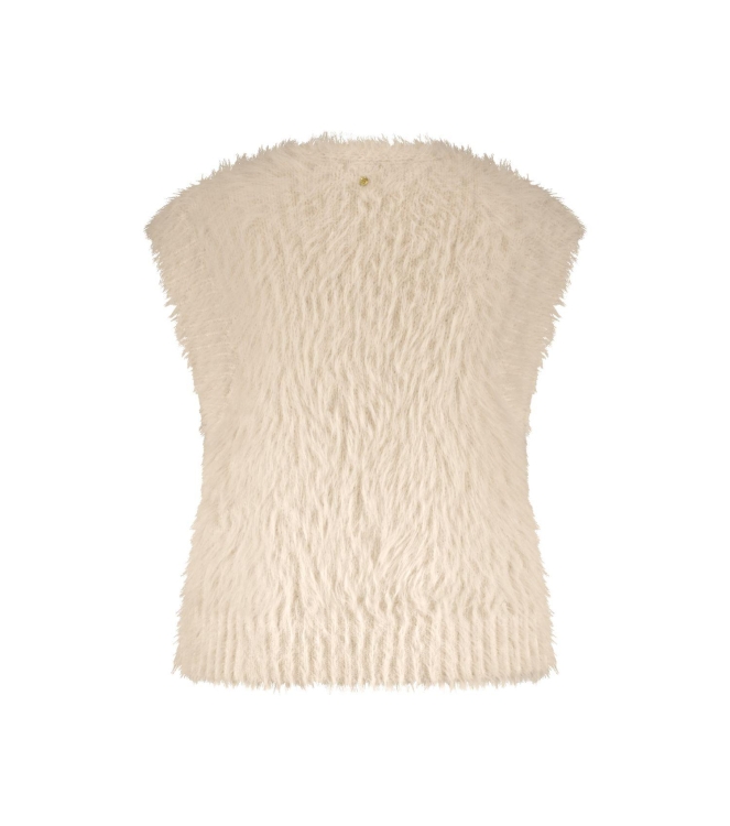 Tramontana Hairy Yarn Vest 006800 Stone