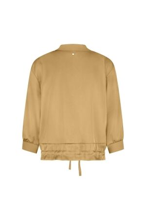Tramontana Hammered Satin Bomber Jacket 002800 Camel