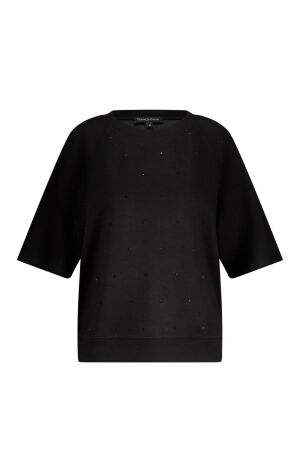 Tramontana Technical Sweat Jumper Rhinestones 009000 Black
