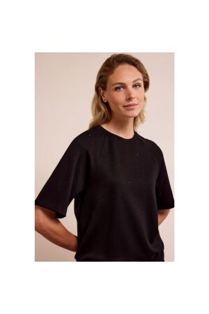 Tramontana Technical Sweat Jumper Rhinestones 009000 Black