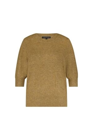 Tramontana Short-Sleeve Sequin Jumper 002801 Camle mel