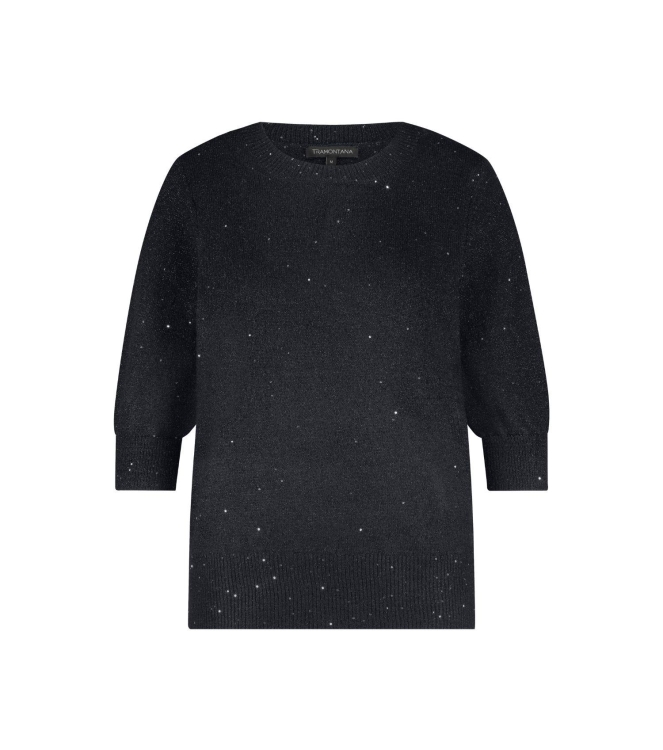 Tramontana Short-Sleeve Sequin Jumper