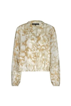 Tramontana Wrap Blouse Moonshine Marble 009986 Print camel