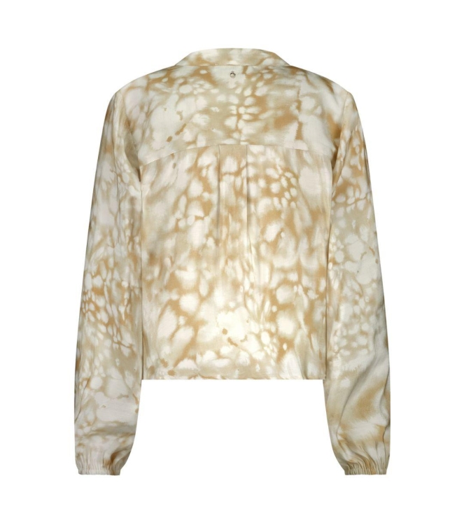 Tramontana Wrap Blouse Moonshine Marble 009986 Print camel
