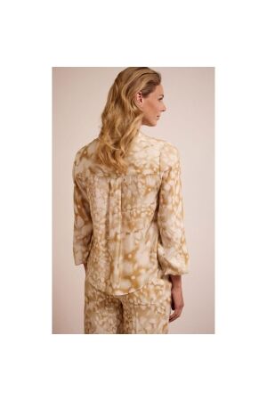 Tramontana Wrap Blouse Moonshine Marble 009986 Print camel