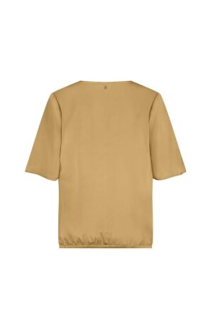 Tramontana Hammered Satin Top 002800 Camel